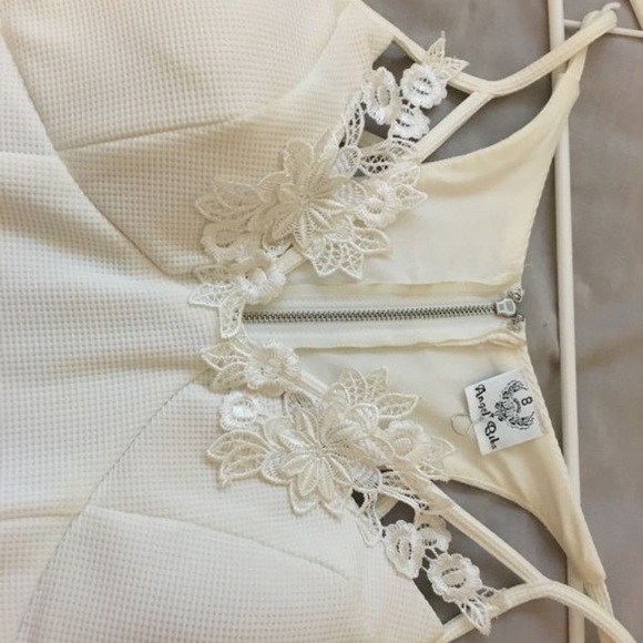 White Bodycon Dress - Picture 2 of 4